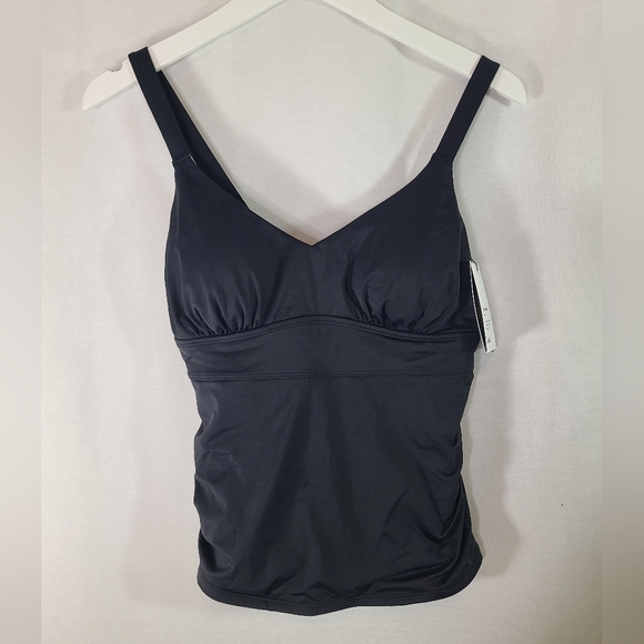 KNIX black tankini top Size medium women's- New with tags - Picture 3 of 8